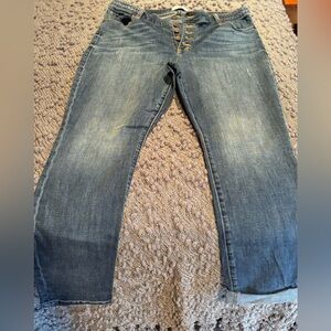 Cabi button fly skinny denim